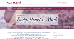Desktop Screenshot of heartofbirth.net